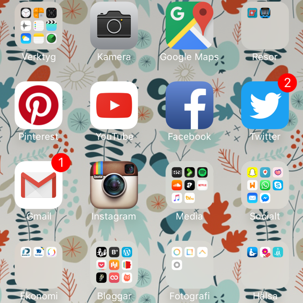 sociala medier stress symbol röd plupp app ikon