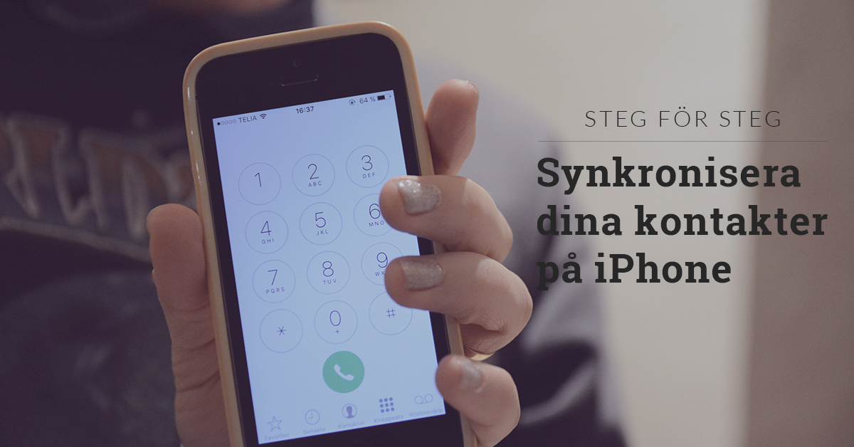 Synka Kontakter Android Till Iphone