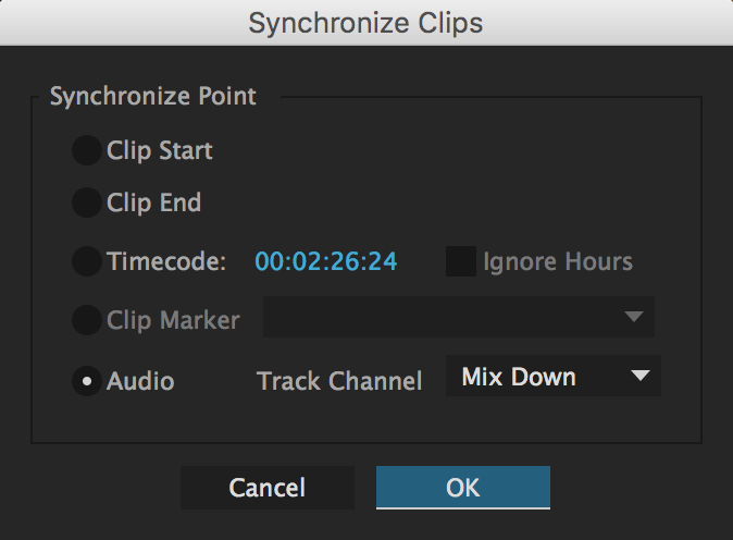Synchronize audio 2