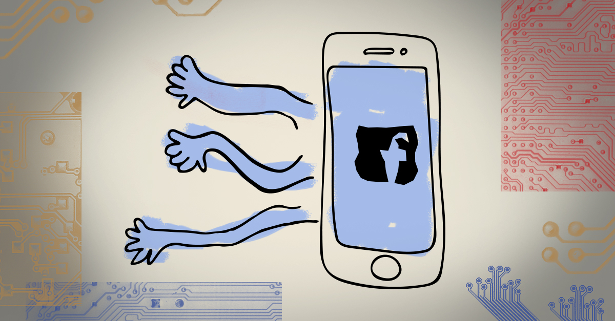 Tjyvlyssnar Facebook genom mobilen