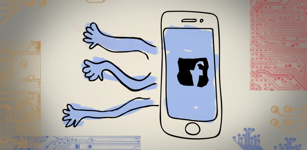 Tjyvlyssnar Facebook genom mobilen